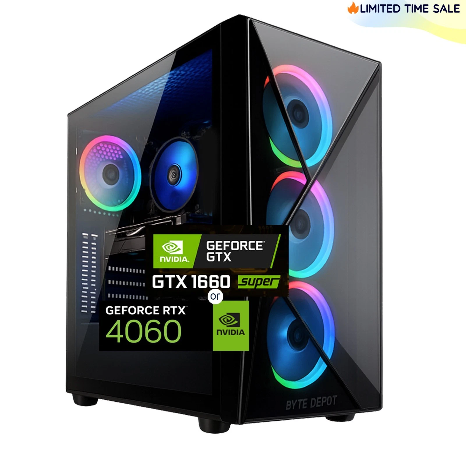 Gaming PC Desktop Computer i7, 32GB RAM Up to 2TB SSD NVIDIA GeForce RTX 5060